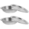 Plates 2 Pcs Soy Sauce Small Portable Seasoning Cups Holder Platter Condiment Containers 304 Stainless Steel Travel