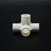 3/4/5-vías 20/25/32/50 mm Fitings de conector de tubería PVC Diy Tubo de tubería de agua de plástico acoplador DN15 DN20 DN25 DN40