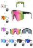 2022 Diseñador Sport Gafas de sol polarizadas Pits de moda Goggles deportivas para hombres Mujeres UV400 Aftuaria a prueba de viento C1655340