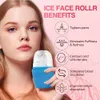Silicone Skin Care Beauty Lifting Contorno Silicone Ice Cube Bandejas Globo de gelo Bolas de gelo Rolo facial do massageador Reduza a acne