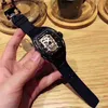 Orologi orologi di lusso per uomo meccanico ricca m diamante automatico silicone silicone brand designer sport owatch 7mmv 7mmv