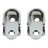 2pcs/1pair Wardrobe Rod Bracket fit Tube Dia.16mm/0.63in Zinc Alloy Rail Support Wall Mounted Hanging Fitting Furniture Hardware