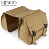 Universal Motorcycle Bag Retro Saddlebag Waterproof Side Bag Canvas Luggage Knight Saddle Bag