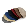 Bérets portables pour adultes Cap élégant SHOY RETRO SBOY avec protection solaire Breathable Design Classic Beret for Casual Wear