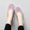Casual Shoes Summer Women Lightweight Soft Flats Slip On Loafers Plus Size Mesh Breathable Flat Ladies Walking