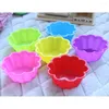Baking Moulds 3Pcs High Quality Colour Silicone Cake MoldS Pie Pudding Chocolate Muffin Cup Mold Mould Bakeware 6 Colors