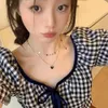 Koreański nowy Naszyjnik w stylu na Instagramie wszechstronny dla kobiet Wysokiej klasy łańcuch na szyję Light Luksusowy niszowy obojczyk motyla