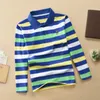 Designer Brand Kids Luxury Polo Shirt Teenage Boys Girls Clothes Kids Striped Polo Shirt Outfits 3-14T Spring Children T-shirts