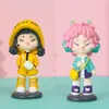 New Spicy Girl Combination Resin Craft Decoração desenho animado Play Handmade Doll Anime Creative Birthday Gift