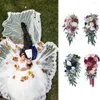 Fleurs décoratives réaliste artificielle élégante pour le bouquet de mariée écologique intérieur ou extérieur