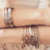 Bangle 5pcs/10pcs смешанная мантра из нержавеющей стали гравированная "Love You to the Moon и Back" Вдохновляющая цитата Bangles Bangles