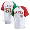 SF 51 Jung Hoo Lee Giants Mexico Heritage Night Jersey Blake Snell Mike Yastrzemski Logan Webb Buster Posey Patrick Bailey Brandon Crawford Matt Chapman Jerseys