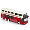 Electric/RC Auto Remote Control Dubbelkuper Tourist Bus E640 kan de deur openen RC elektrische bussimulatie Bus Kinderen Model Toy Birthday cadeau 240424