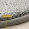 Alfombrillas de baño baño no deslizante de espuma de memoria absorbe agua alfombra de ducha de baño con almohadilla