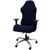 Chair Covers Elastic Electric Gaming Household Office Internet Cafe Rotating Armrest Stretch Cases(Navy Blue)