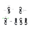 10st Bicycle Cable Buckle Bicycle Brake Shift Line Slang Guide S-format klipp för cykelkorsskabel TIDY TIES BUCKLE HOLDER C HOOK