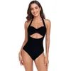 Apresenta de banho feminina AROHA 2024 Sexy One Piece Swimsuits Cutout Coloque de cia