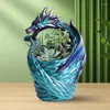 Vases Flower Vase Dragon Decor Table Centerpieces Floral For Home Bedroom Decoration