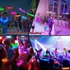 Glow Sticks Part Pack Pack Glow Ожерелисты браслеты на Хэллоуин Световые трубки Дети светятся в темной вечеринке, охраняют принадлежности 240407