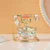 Vintage stijl telefoonvorm sieraden snuisterijbox met rijk email en sprankelende steentjes uniek cadeau voor huisdecoratie