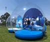 Pump Snow Globe Human Size Po Booth Customized Background Picture Inflatable Human Snow Globe Beautiful Bubble Dome clear 1096726