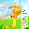 Sandspiel Wasser Spaß 36-Loch Rabbit Bubble Gun Children Hand Roller Skating Elektrische automatische Seifengebläse Maschine Sommer Outdoor-Spielzeug für Kindergeschenke L47