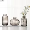 Vases Small Transparent Glass Vase Table Hydroponic Flower Flower Flower Funshing Decoration Crafts Decorative