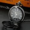 Pocket Watches Vintage Womens Men Pocket Hollowed Flower Design Quartz Necklace Pocket Fob es Practical Popular Gifts Y240410