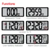 Grande horloge murale numérique horloge de cuisine à domicile moderne avec temps intelligent Arabe Numerals Night Light Timer Alarm Table Table Clock