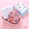 أكياس تخزين Women Latable Sanitary Fedabkin Bag Barge Cutton Cotton Travel Makeup Tampon Presterger Pouch Pouch Girl Hygiene Pad 1PC