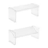 Desktop Clear Storage Holder Kitchen Cup Table Organizer Shelf Display Stand för hem sovrum badrum kosmetika A0kf