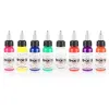 Levert 30 ml paars licht tattoo uv inkten professionele permanente make -up lichaam microblading gemakkelijke kleur fluorescerend pigment hoge kwaliteit hoge kwaliteit