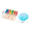 20/50pcs Multi Coloured Picks Tropical Paper Cocktail Umbrellas Mini Party Drink Accessories Hawaii Party Supplies