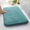 Carpets High Plush Infill Bedroom Floor Mats Thickened Thermal Carpet Anti-skid Foot For Domestic Bathrooms Black
