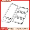 4pcs 자동차 도어 팔걸이 창 리프트 패널 커버 트리밍 스티커 폭스 바겐 VW 골프 7 MK7 7.5 MK7.5 2013- 2019 LHD 액세서리