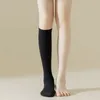 Women Socks Solid Color Pressure Calf Warm Lolita Cotton Female Hosiery Harajuku Stockings Daily