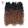 Gypsy Locs Crochet Bails Hair Soft Faux Locs Cabelos sintéticos 24 fios/embalagem 18 polegadas Curoly Dreadlocks Cabelo para mulheres