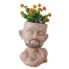 DREKEN Bloempot met afwateringsgat Anti-Crack Bloem groeien Villa Courtyard Bloempot Resin Flower Pot Garden Levering