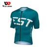 West Biking Summer Cicling Jersey Men Women Sports T-shirt Road Road Mtb Bicycle Racing Coppia di abbigliamento a tasca a tasca maniche corte