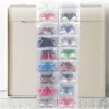 Schuh -Aufbewahrungsboxen 10 Stcs, verdickt, plastisch, transparent.33 x 20 x 12 cm.Organisator für Schuhe und Dinge einfach und vielseitig