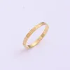 Cluster Rings Ins Trend Waterpoof Roestvrij staal Zonlicht Stapelbare ring voor vrouwen Akteken gratis mode -sieradencadeau