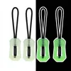 5/10pcs Luminous Reißverschluss -Zugzieher Endseil leicht zu finden Zip -Kabel -Labat -Abzieher Ersatzenden Lock Reißverschlussbeutel Clip Schnalle Fixer