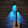 Cables Atmosphere Lights Hanger Guitar Wall Hook Acoustic Guitar Wall Mount Hook Electric Guitar Wall Hanger LED WallMounted Display