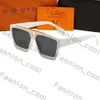 2023 Designer Lousis vouton lvse Louisvutton Sunglasses pour femmes et hommes Style de preuve Anti-ultraviolet Retro Plate carrée Full Fild Caplass avec Box 823