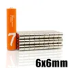 5/10/20/50/100/200/500pcs 6x6 Neodym Magnet 6 mm x 6 mm N35 Ndfeb Runde Super leistungsstark