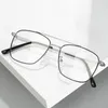 Sunglasses Lightretro Blue Light Anti Glasses Transparent Clear Eye Color Changing Eyeglasses Safe Flat Lens Luxury