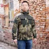 Jackets de caza Rusia Special Special S Happyed Tactical Soft Shell Coat Mox Camuflage