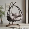 Rattan Chair Cradle Chair Rocking Chair Glider Balcony Home Hammock Swing Indoor Lazy Bird Nest Hanging Basket Rattan Chair