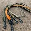 key Parachute Rope Rotatable Buckle Key Ring High Strength Cord Lanyard Mobile Phone paracord Keychains Lanyard Neck Strap tool