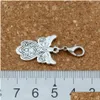 Charms 100Pcs Lots Alloy Flower Wing Floating Lobster Clasps Charm Pendants For Jewelry Making Bracelet Necklace Diy Accessories 17 8X Ot5Cr